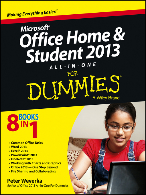 Title details for Microsoft Office Home and Student Edition 2013 All-in-One For Dummies by Peter Weverka - Wait list